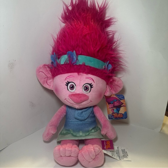 Dreamworks Trolls Poppy 21"‎ Cuddle Pillow Plush Stuffed Doll - Picture 3 of 12